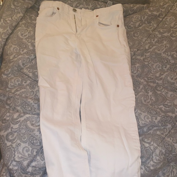 White Zara slim fit high rise jeans - Picture 5 of 5